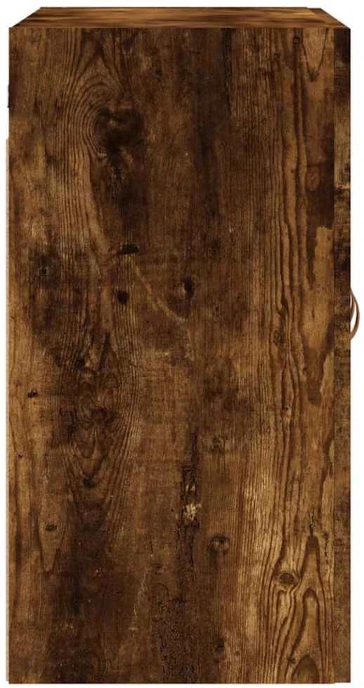 Sieninė spintelė, dūminio ąžuolo, 60x31x60cm, mediena