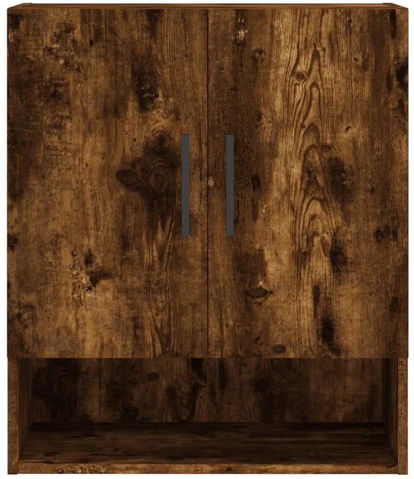 Sieninė spintelė, dūminio ąžuolo, 60x31x70cm, apdirbta mediena