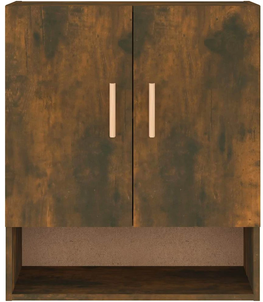 Sieninė spintelė, dūminio ąžuolo, 60x31x70cm, apdirbta mediena