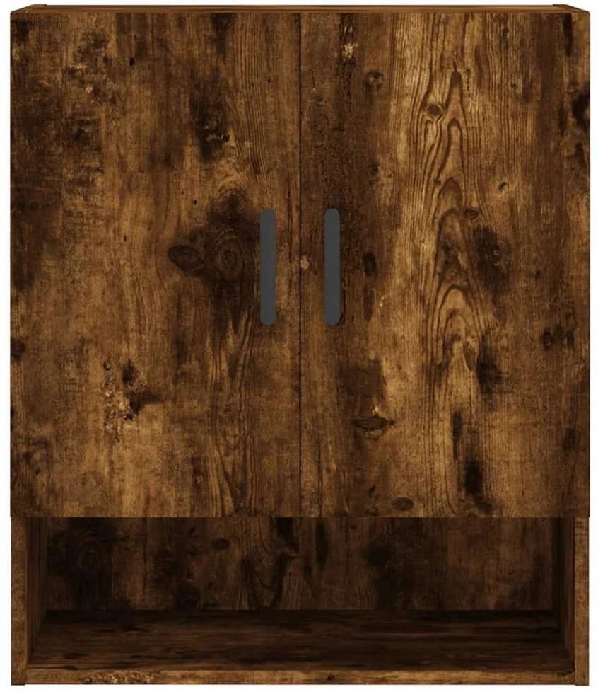 Sieninė spintelė, dūminio ąžuolo, 60x31x70cm, apdirbta mediena