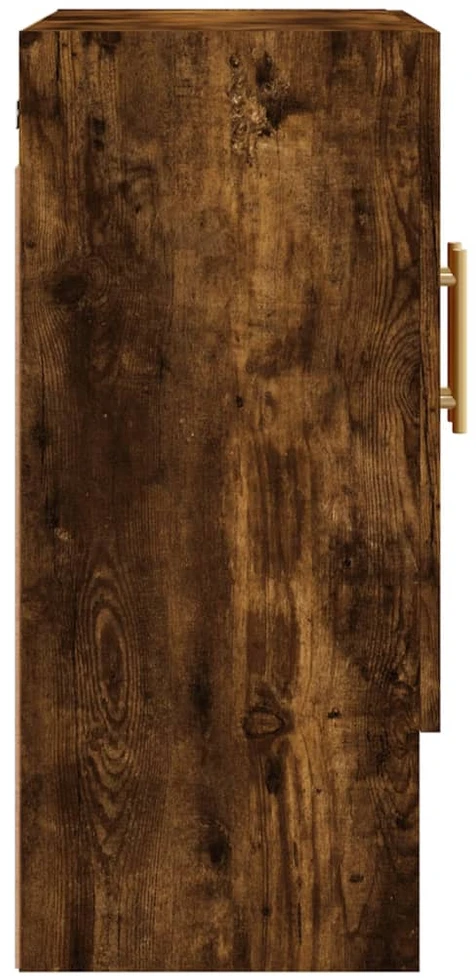 Sieninė spintelė, dūminio ąžuolo, 60x31x70cm, apdirbta mediena