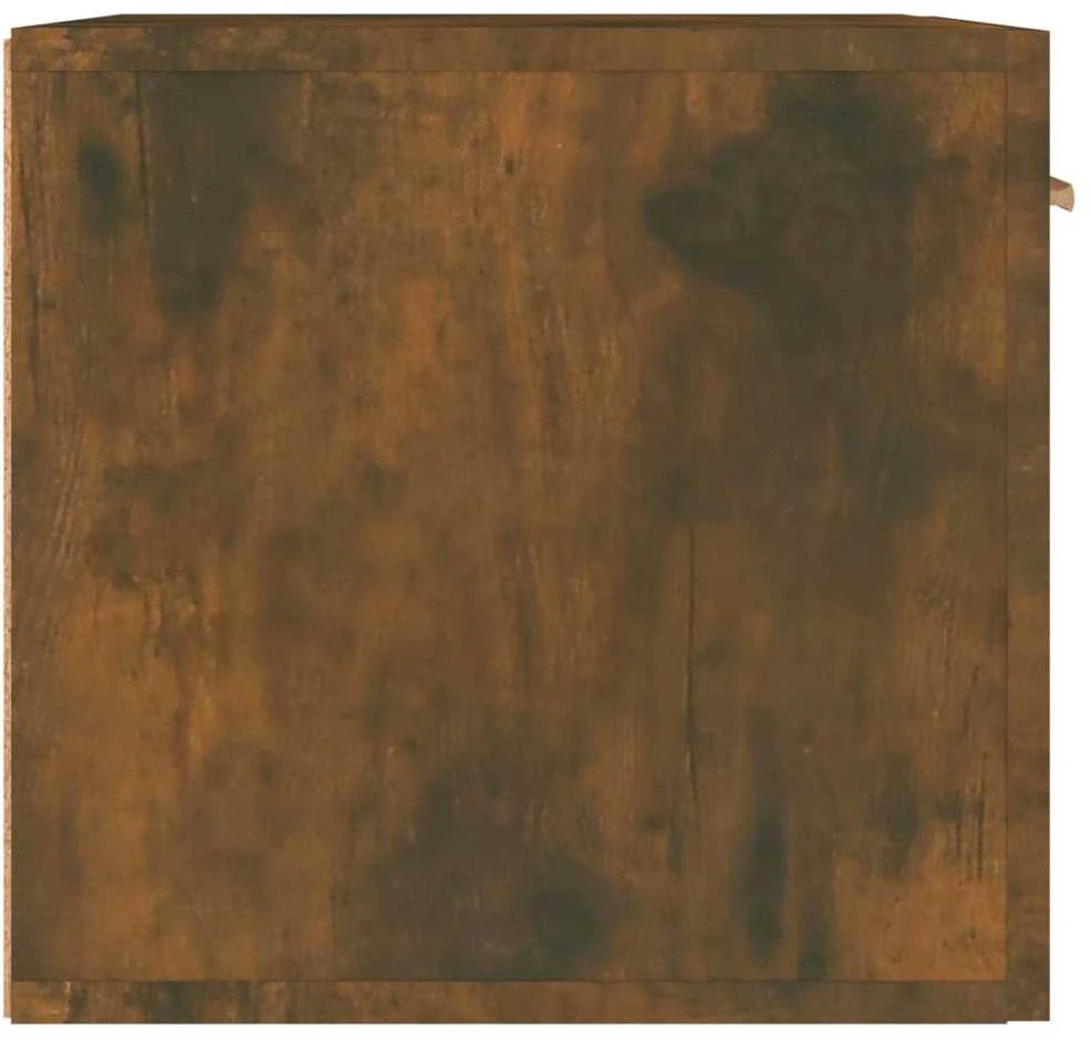 Sieninė spintelė, dūminio ąžuolo, 60x36,5x35cm, mediena