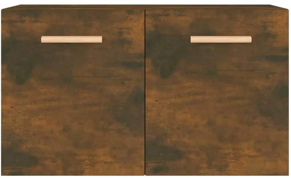 Sieninė spintelė, dūminio ąžuolo, 60x36,5x35cm, mediena