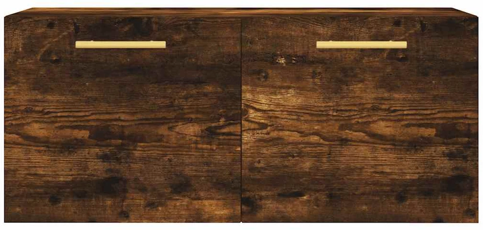 Sieninė spintelė, dūminio ąžuolo, 80x36,5x35cm, mediena