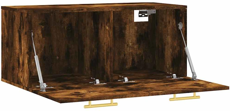 Sieninė spintelė, dūminio ąžuolo, 80x36,5x35cm, mediena