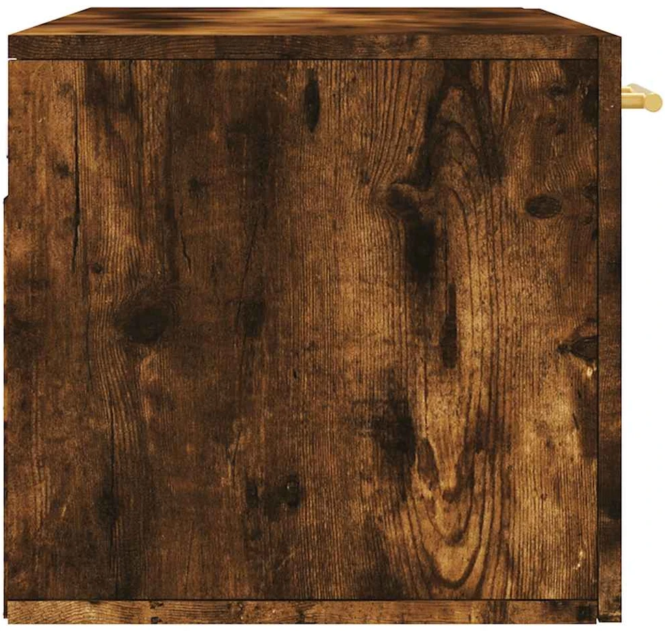 Sieninė spintelė, dūminio ąžuolo, 80x36,5x35cm, mediena