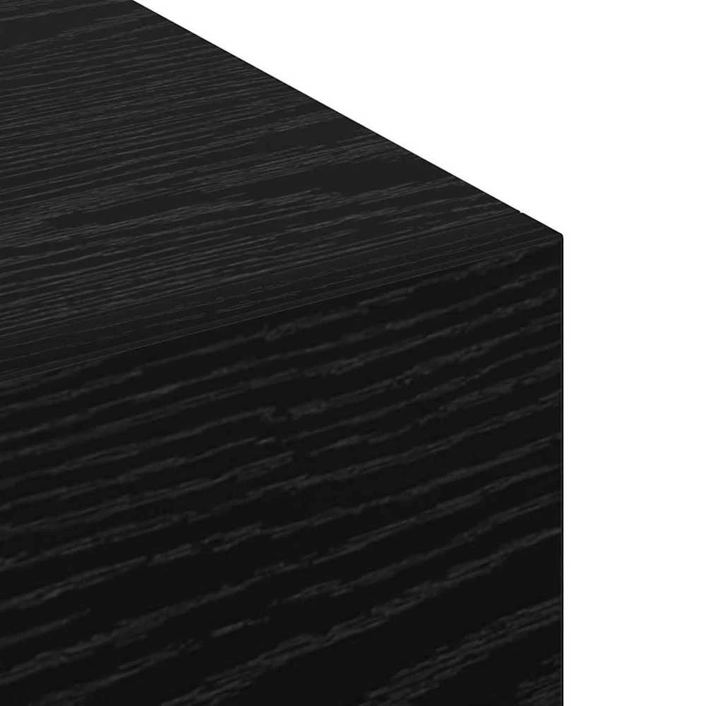Prie sienos montuojama spinta 100 x 36,5 x 35 cm Juodas ąžuolas