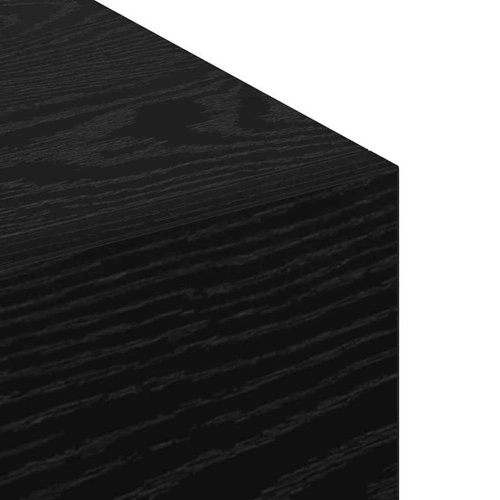 Prie sienos montuojama spinta 100 x 36,5 x 35 cm Juodas ąžuolas
