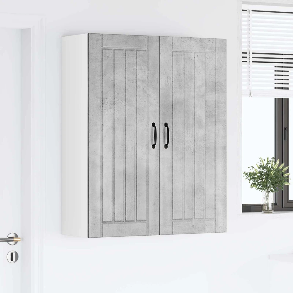 Sieninė spintelė LUCCA Betono pilka 80 x 31 x 100 cm