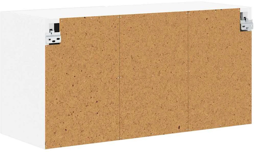 Sieninė spintelė LUCCA Itin blizgi balta 80 x 31 x 40 cm