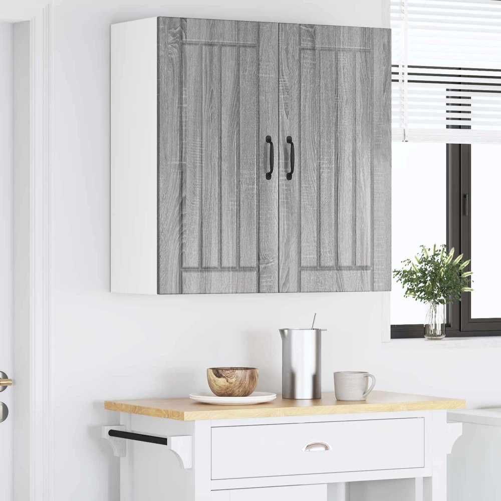 Sieninė spintelė LUCCA Pilka sonoma ąžuolo 80 x 31 x 80 cm