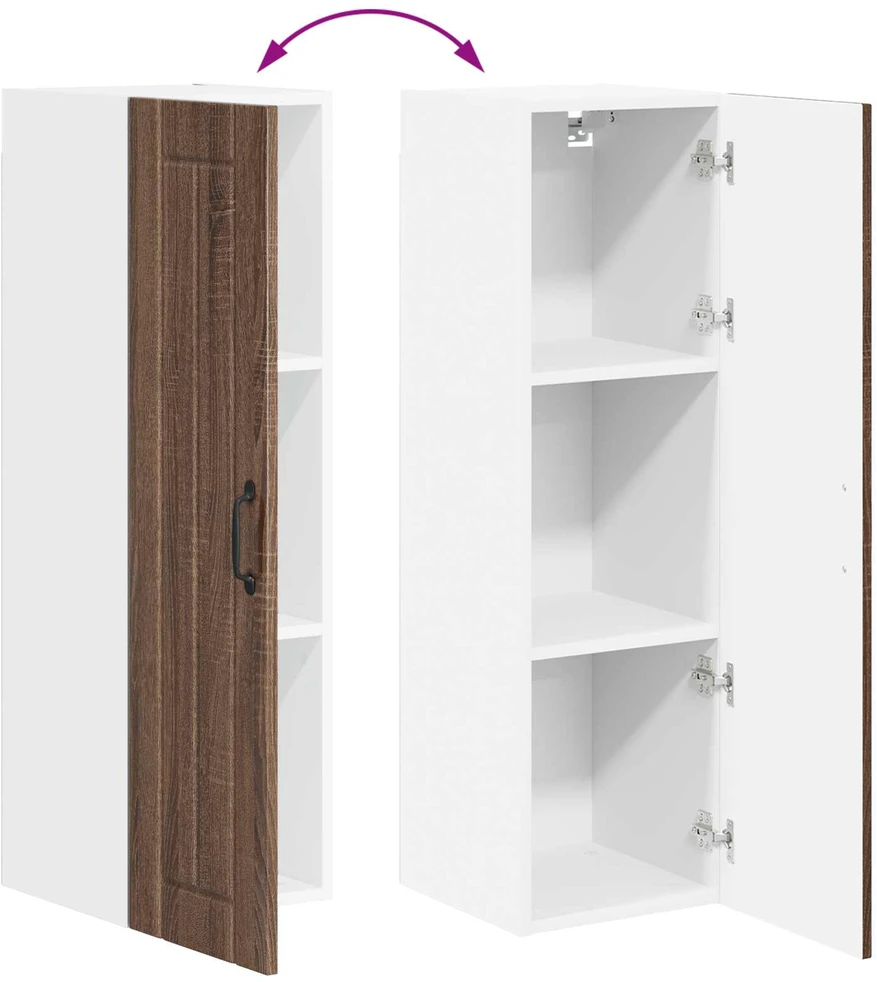 Sieninė spintelė LUCCA Ruda ąžuolo 30 x 31 x 100 cm