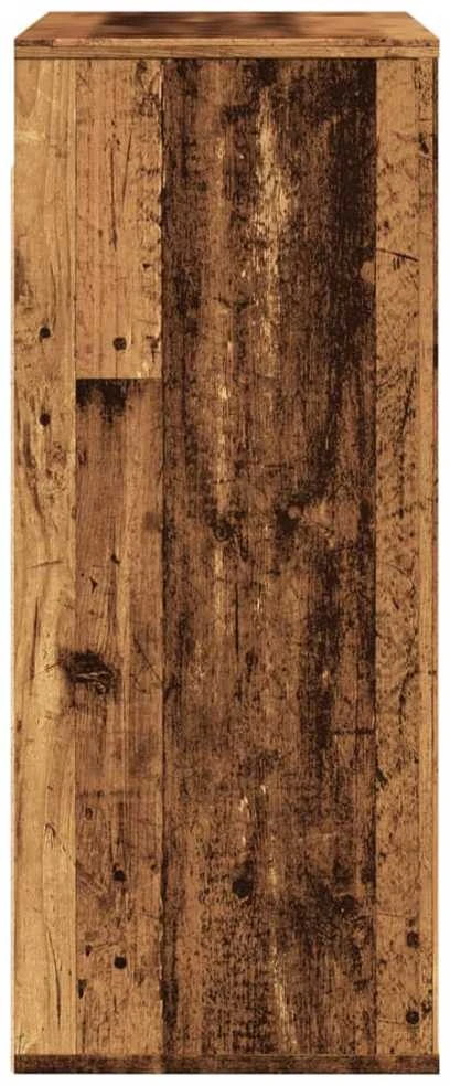 Sieninė spintelė, medienos, 80x33x80cm, apdirbta mediena