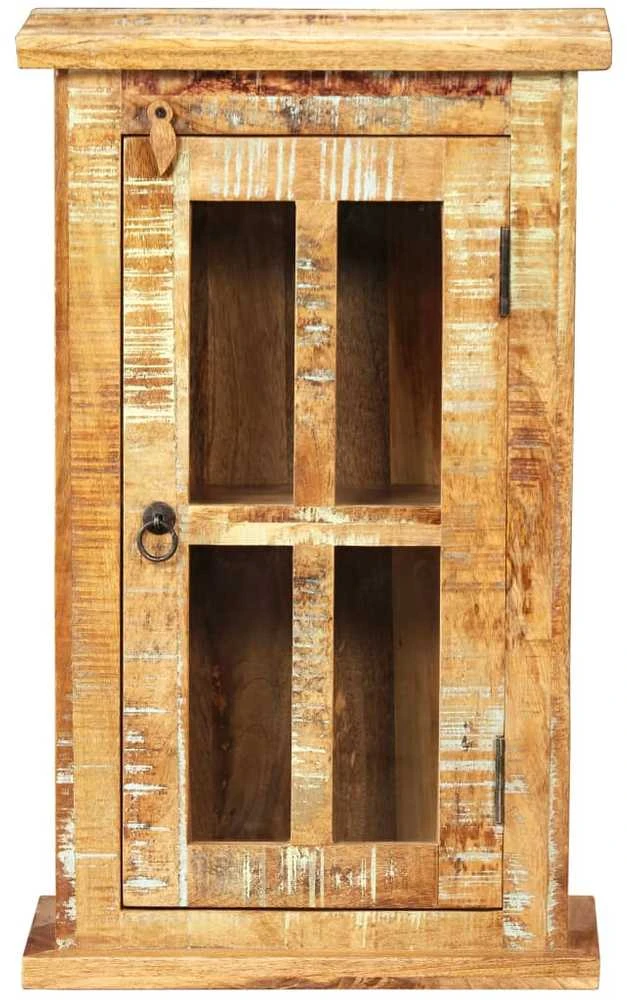 Sieninė spintelė, perdirbtos medienos masyvas, 44x21x72cm