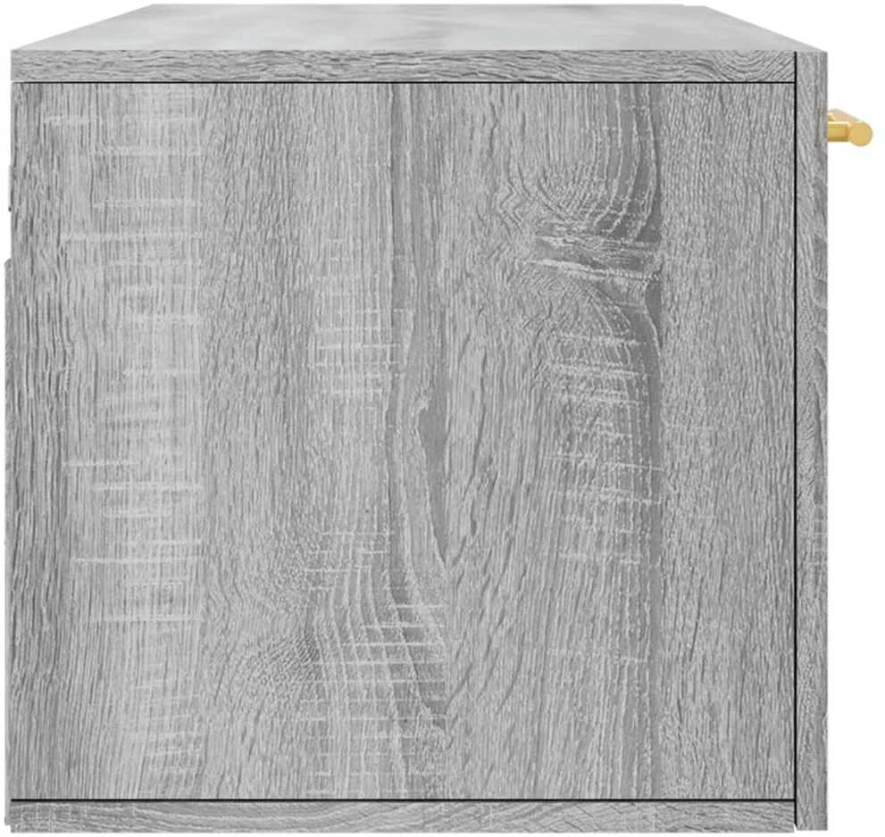 Sieninė spintelė, pilka ąžuolo, 100x36,5x35cm, apdirbta mediena