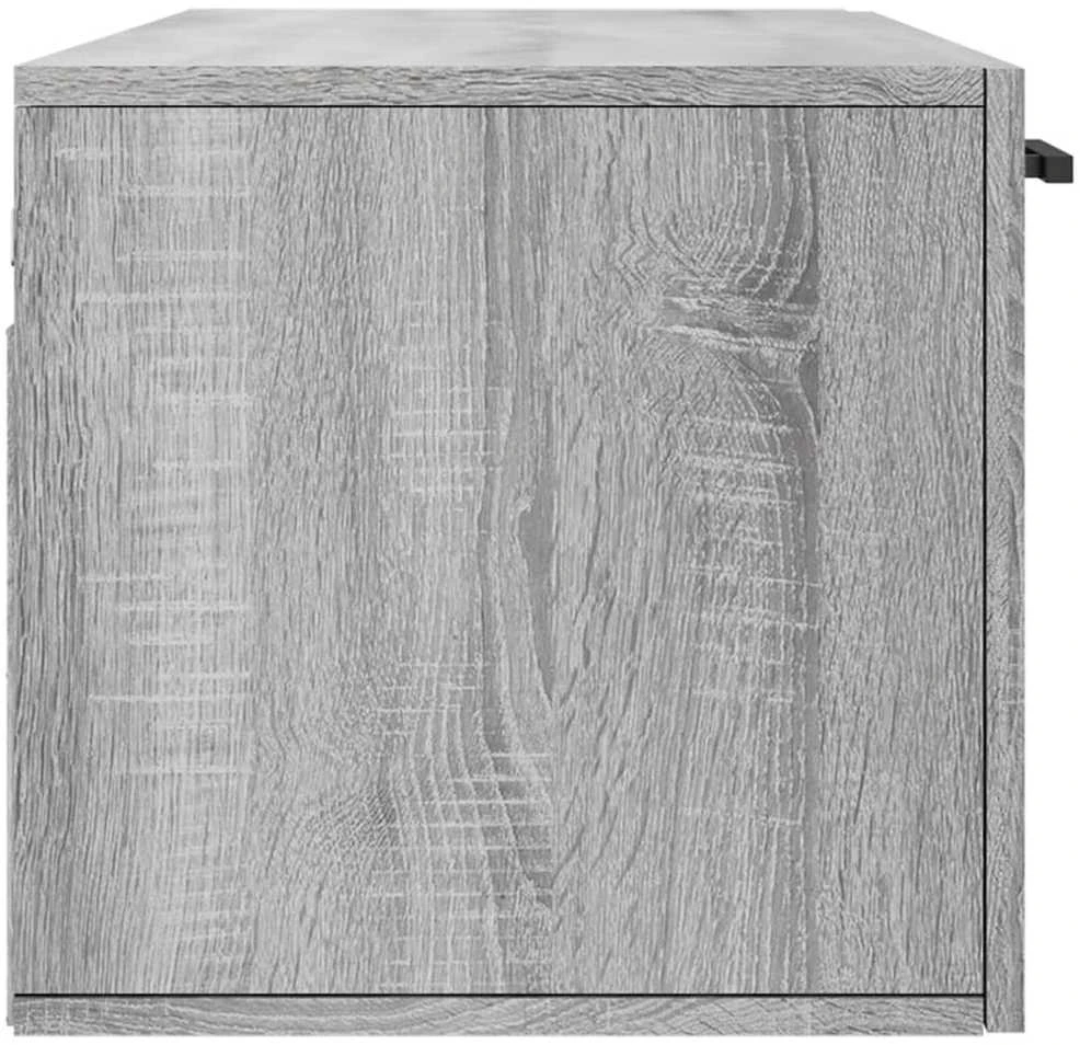 Sieninė spintelė, pilka ąžuolo, 100x36,5x35cm, apdirbta mediena