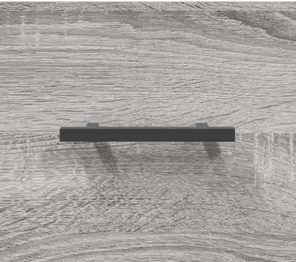 Sieninė spintelė, pilka ąžuolo, 100x36,5x35cm, apdirbta mediena