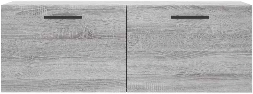 Sieninė spintelė, pilka ąžuolo, 100x36,5x35cm, apdirbta mediena