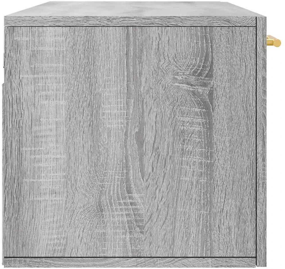 Sieninė spintelė, pilka ąžuolo, 100x36,5x35cm, apdirbta mediena