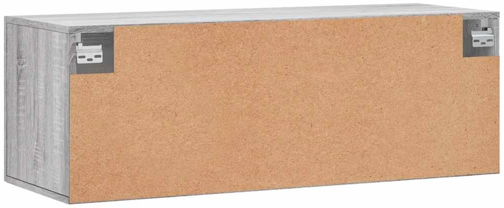 Sieninė spintelė, pilka ąžuolo, 100x36,5x35cm, apdirbta mediena