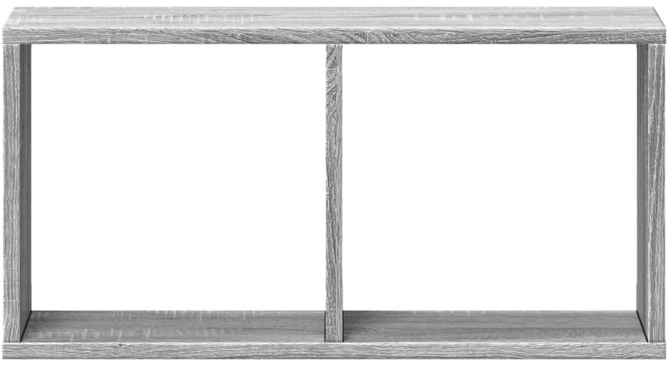 Sieninė spintelė, pilka ąžuolo, 60x16x30cm, apdirbta mediena