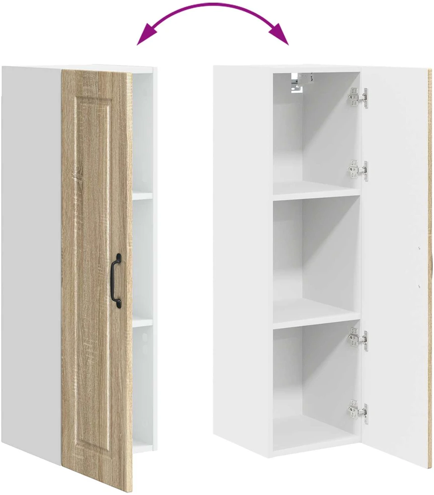 Sieninė spintelė PORTO Sonoma ąžuolas 30 x 31 x 100 cm