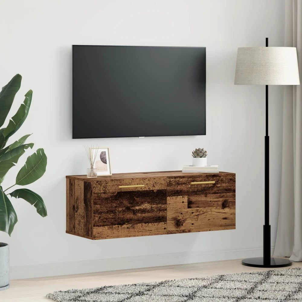 Sieninė spintelė 100 x 36.5 x 35 cm Apdirbta mediena