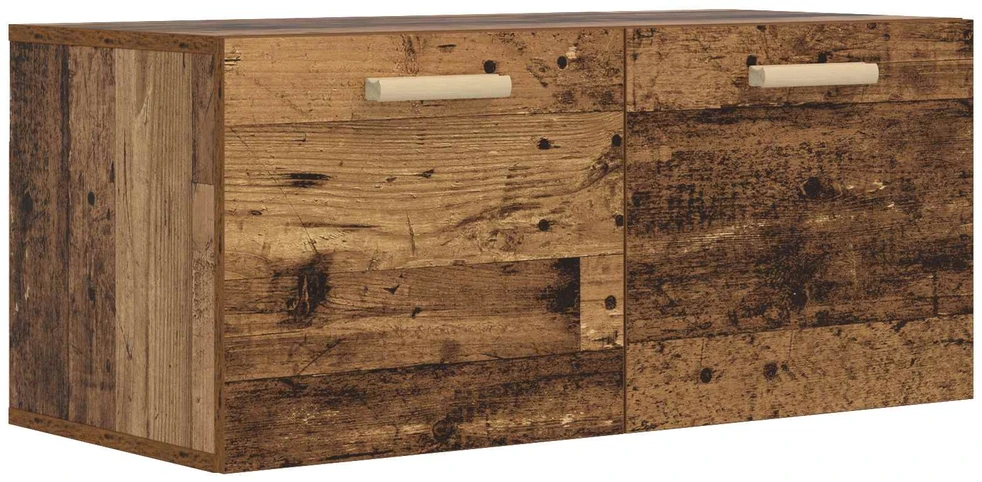 Sieninė spintelė Sieninis Sendintos medienos 80 x 36,5 x 35 cm