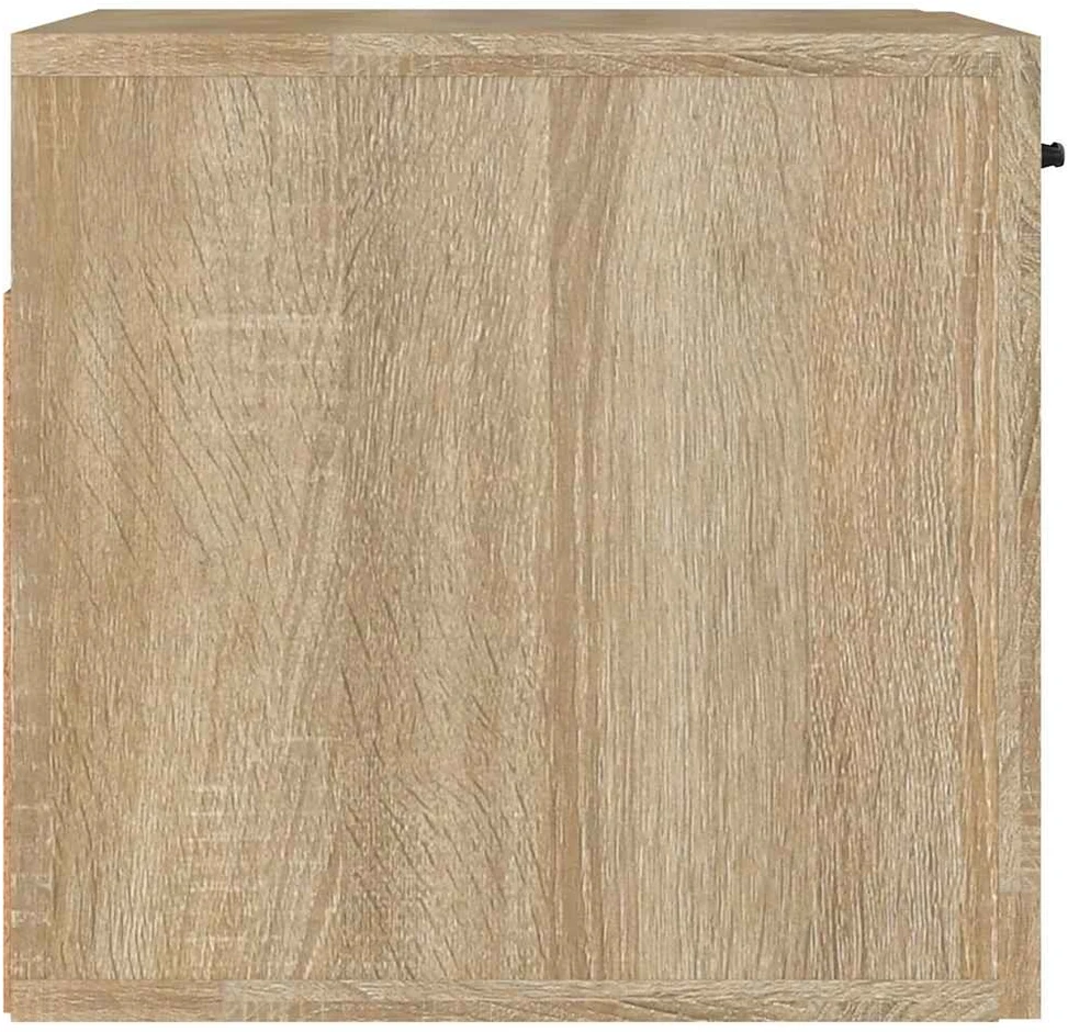 Sieninė spintelė, sonoma ąžuolo, 80x36,5x35cm, apdirbta mediena