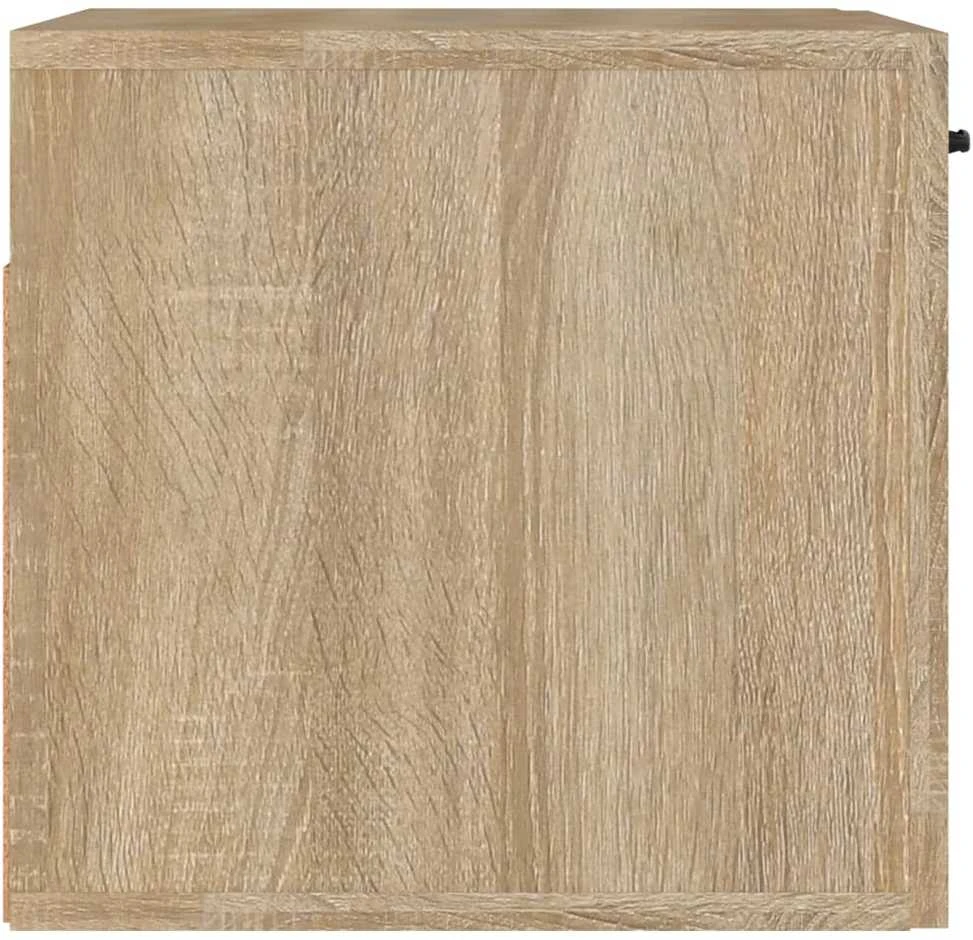 Sieninė spintelė, sonoma ąžuolo, 80x36,5x35cm, apdirbta mediena