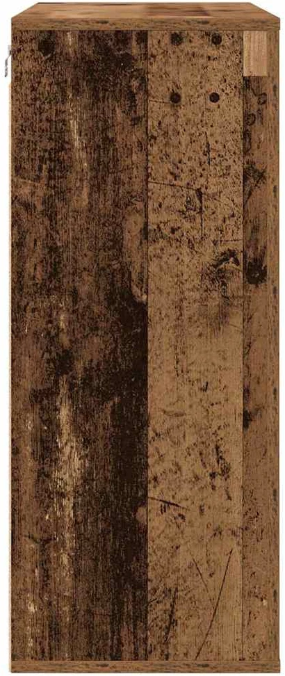 Sieninė spintelė su lentyna Senovinis medis 80 x 33 x 80 cm