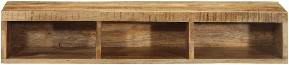 Sieninė televizoriaus spintelė, 100x30x19cm, mango mediena