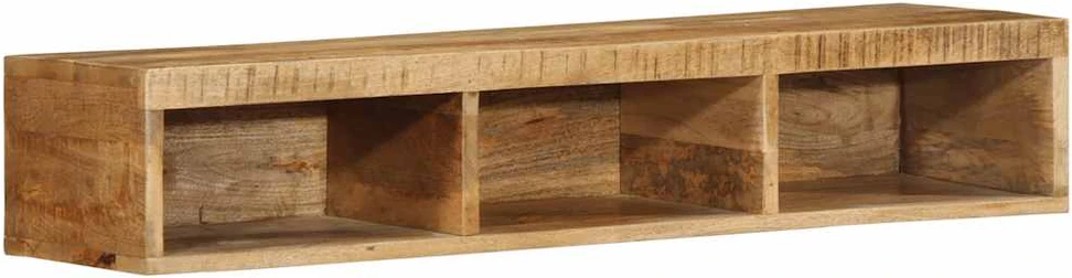 Sieninė televizoriaus spintelė, 100x30x19cm, mango mediena