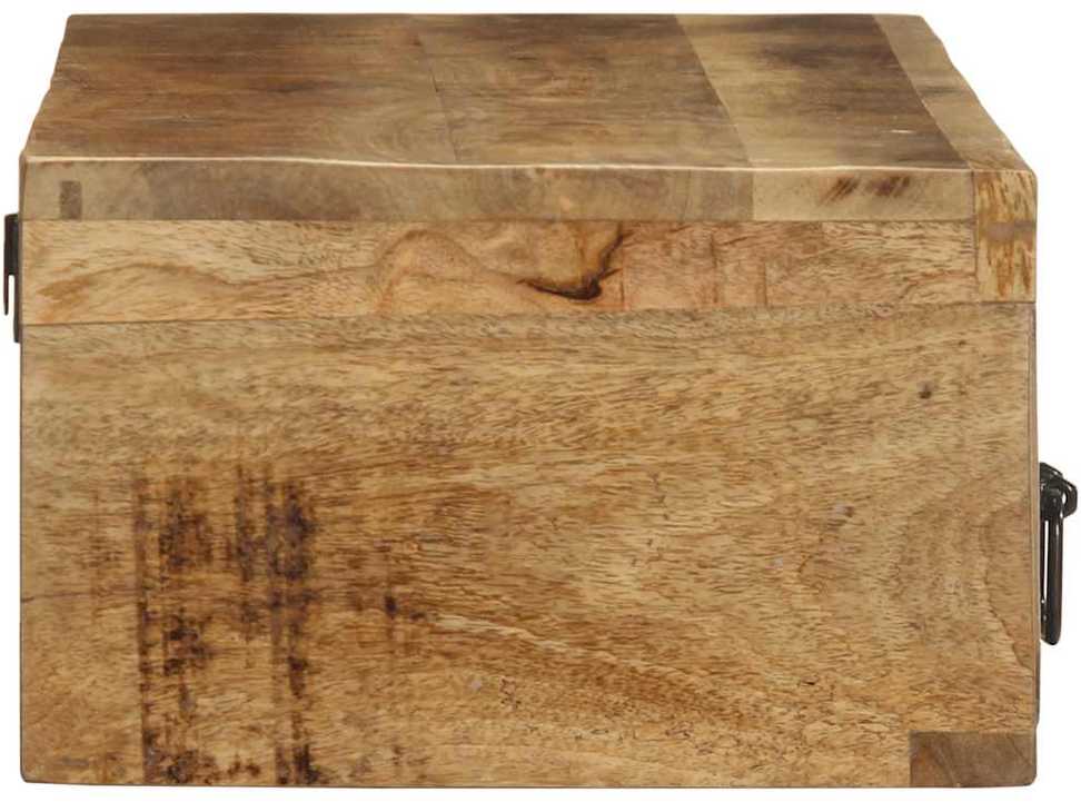 Sieninė televizoriaus spintelė, 100x30x19cm, mango mediena