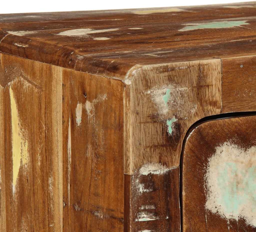 Sieninė televizoriaus spintelė, 100x32x25cm, perdirbta mediena
