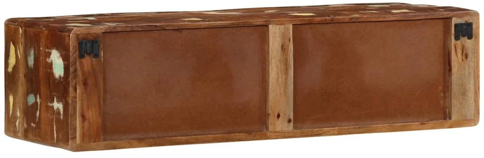 Sieninė televizoriaus spintelė, 100x32x25cm, perdirbta mediena