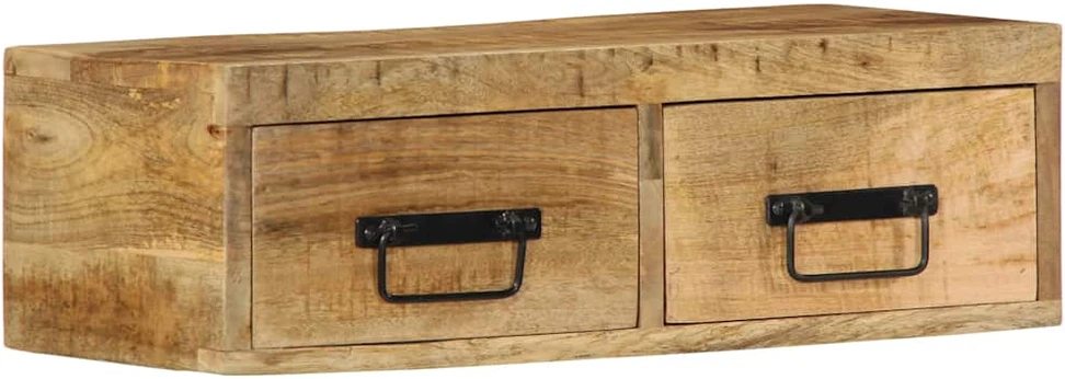 Sieninė televizoriaus spintelė, 60x30x19cm, mango mediena