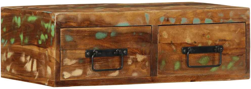 Sieninė televizoriaus spintelė, 60x30x19cm, perdirbta mediena