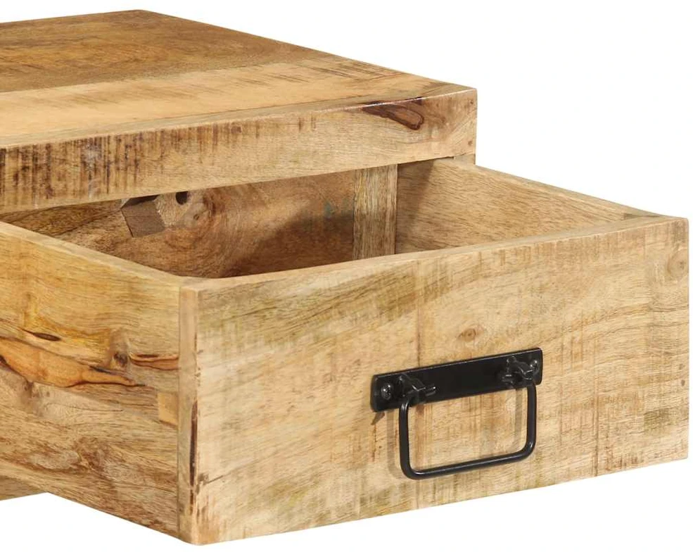 Sieninė televizoriaus spintelė, 80x30x19cm, mango mediena