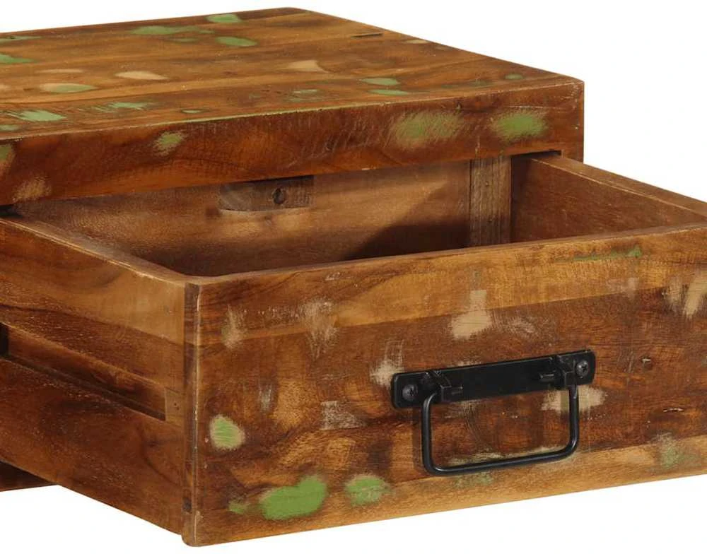 Sieninė televizoriaus spintelė, 80x30x19cm, perdirbta mediena