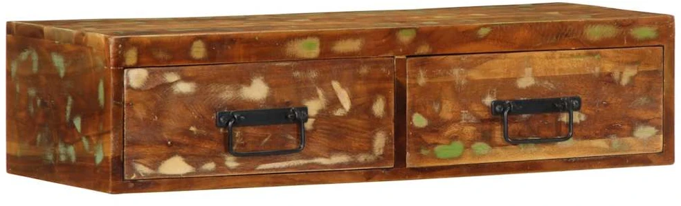 Sieninė televizoriaus spintelė, 80x30x19cm, perdirbta mediena