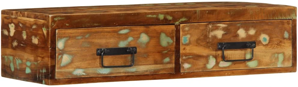 Sieninė televizoriaus spintelė, 80x30x19cm, perdirbta mediena