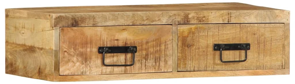 Sieninė televizoriaus spintelė, 80x30x19cm, mango mediena