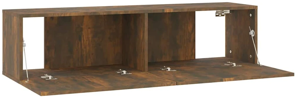 TV staliukas Sieninė televizoriaus spintelė, ąžuolo, 120x30x30 cm, mediena