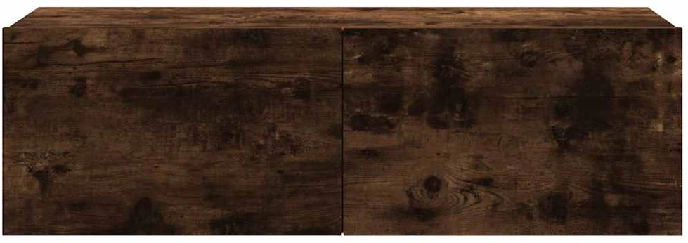 TV staliukas Sieninė televizoriaus spintelė, ąžuolo, 100x30x30 cm, mediena
