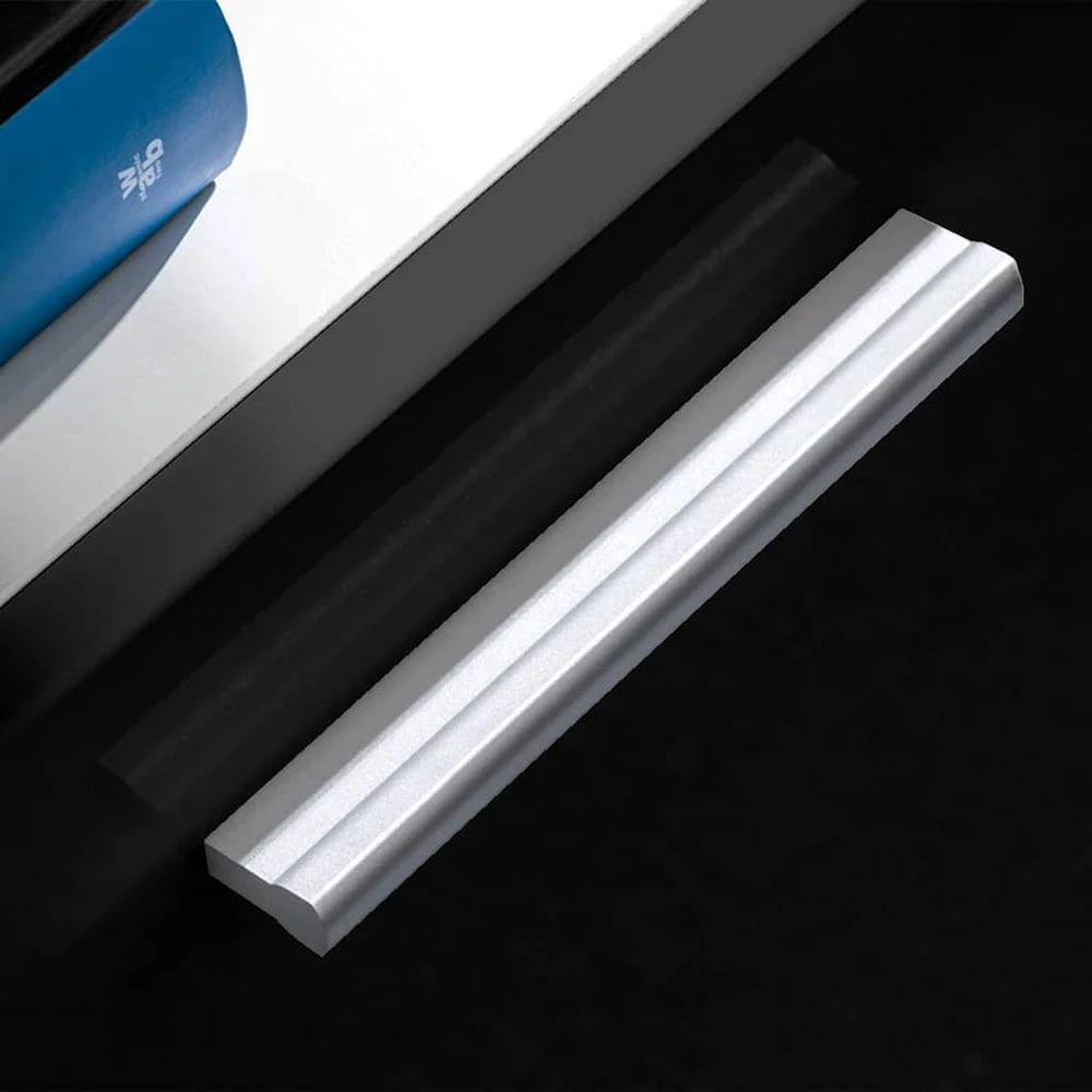 TV staliukas Sieninė TV sekcija su LED šviesomis, 5 d., blizgi, juoda