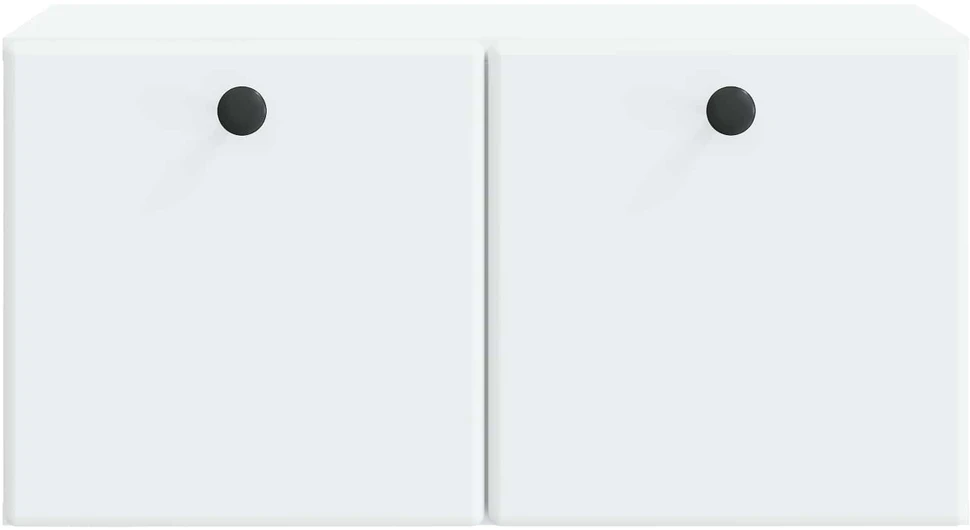 TV staliukas Sieninė TV spintelė 59,5 x 31 x 30 cm Balta Apdirbta mediena