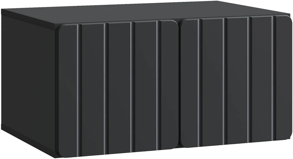 TV staliukas Sieninė TV spintelė 59,5 x 41 x 30 cm Juoda Apdirbta mediena