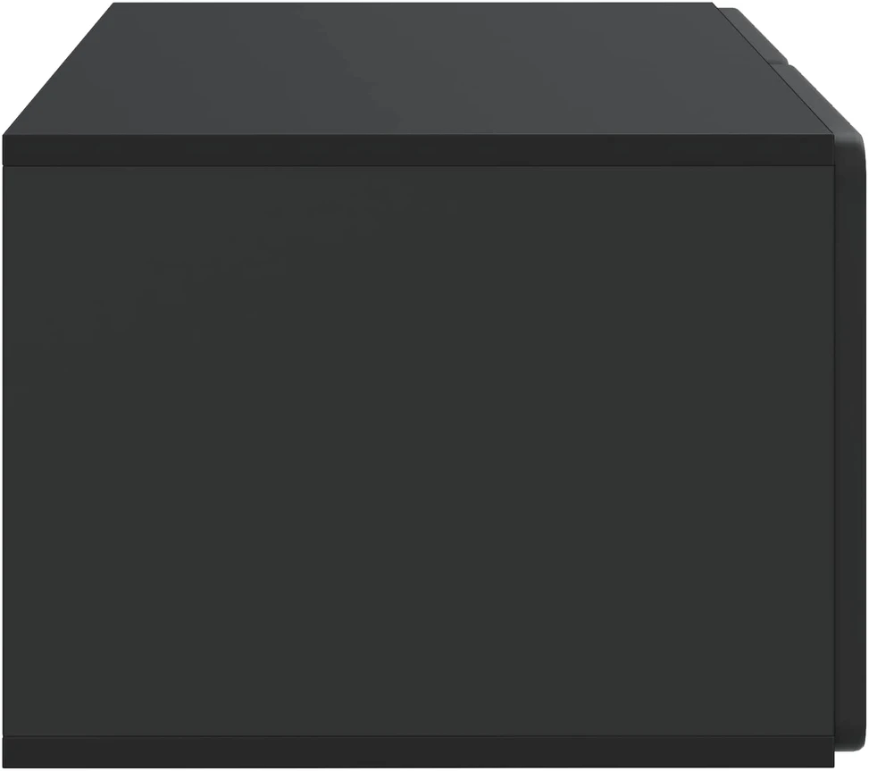 TV staliukas Sieninė TV spintelė 59,5 x 41 x 30 cm Juoda Apdirbta mediena