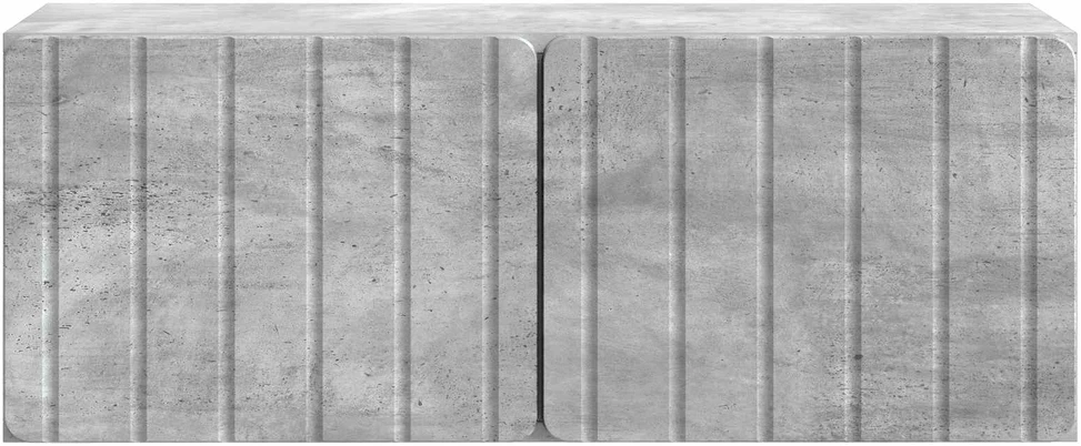 TV staliukas Sieninė TV spintelė 78,5 x 31 x 30 cm Betono pilka